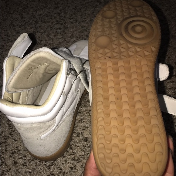 Maison Margiela triple strap hightop sneakers - Picture 5 of 5